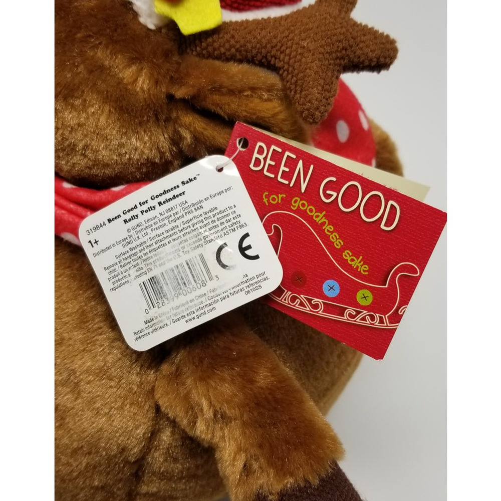 GUND Adorable Rolly Polly Reindeer - Picture 5 of 6